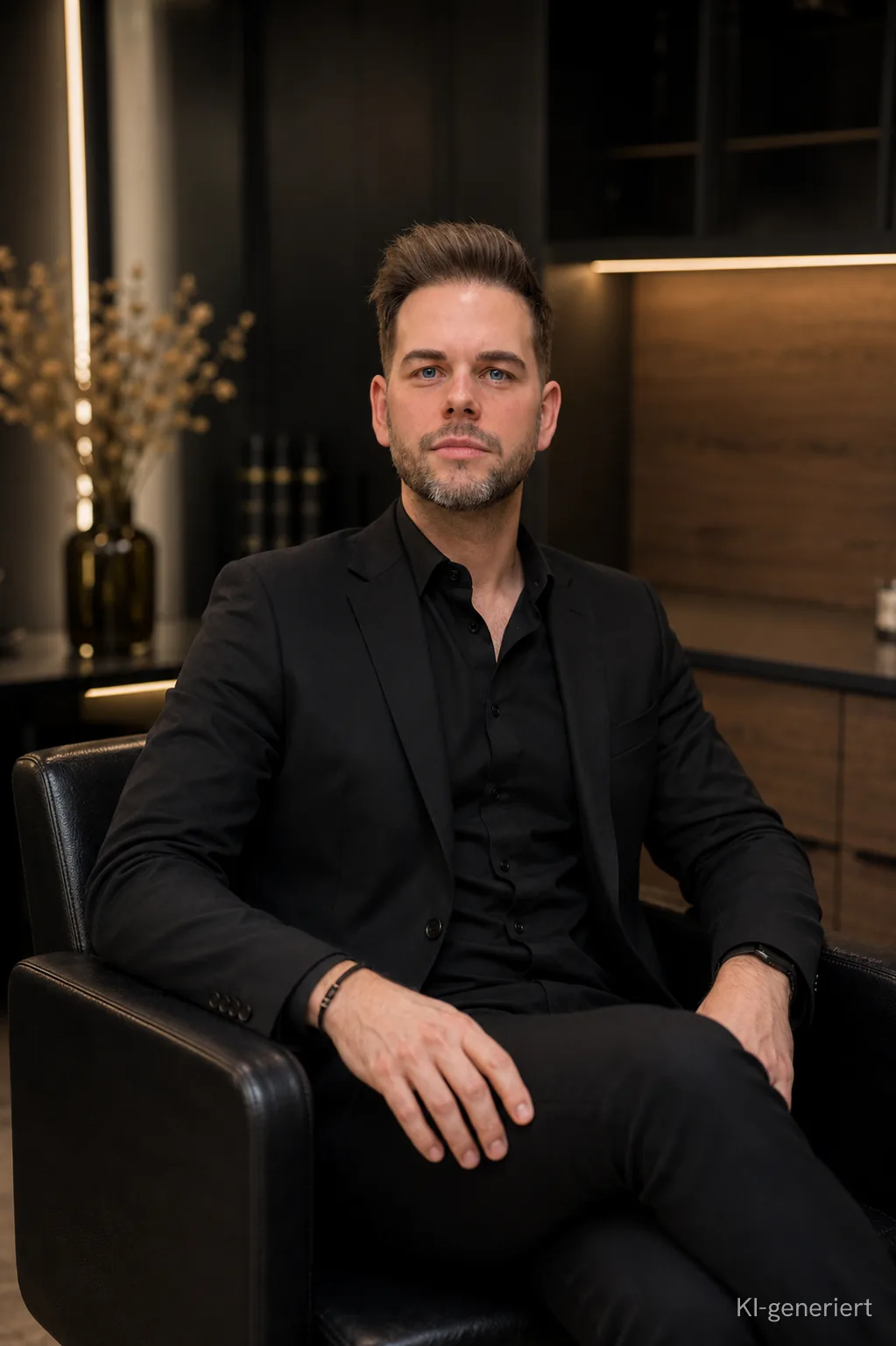 Christoph Nussbaumer – Meisterfriseur, Intercoiffure und Educator (NUBA Education) in St. Pölten (KI-generiert)