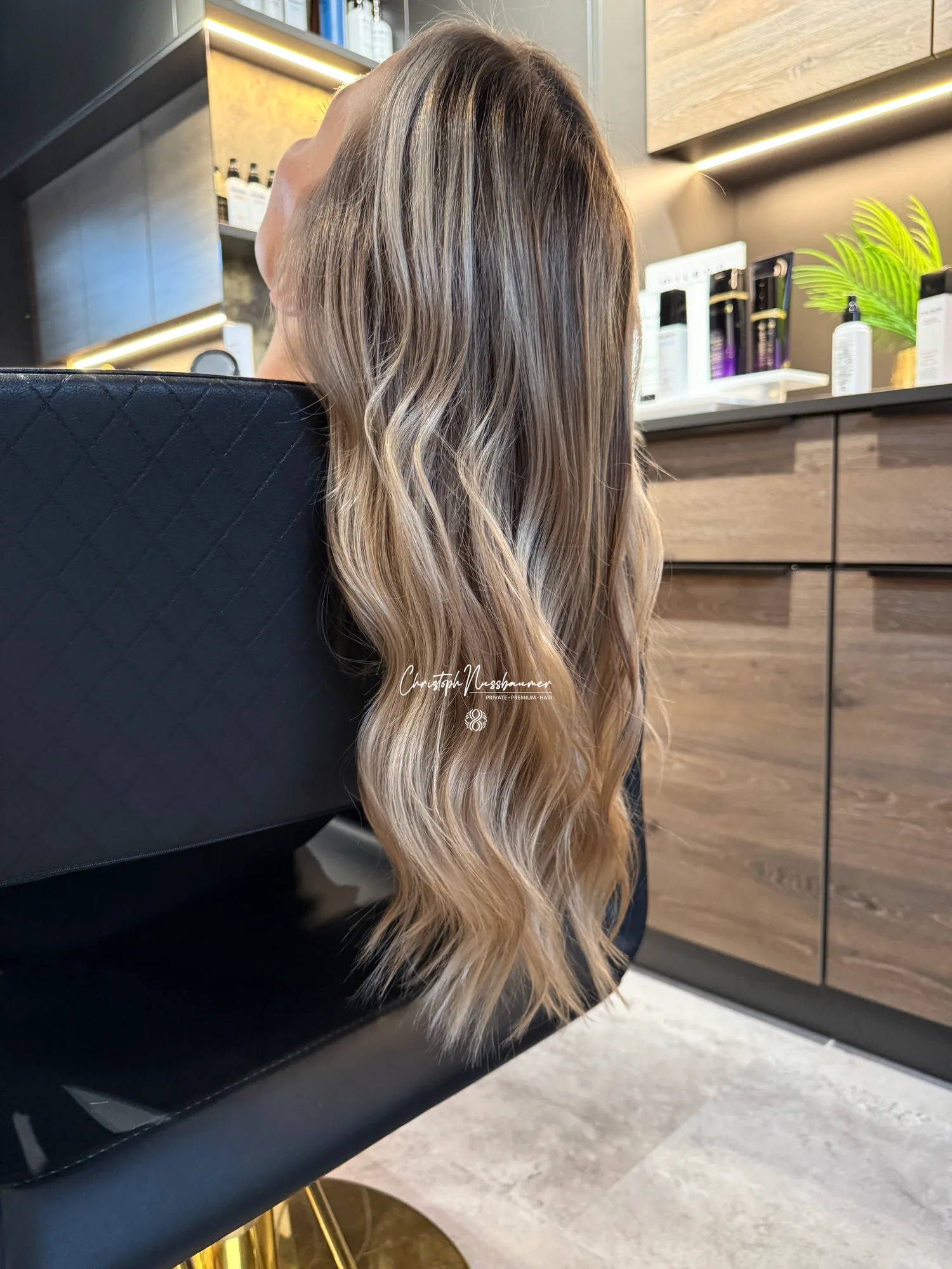 Natürliche Balayage mit weichem Verlauf