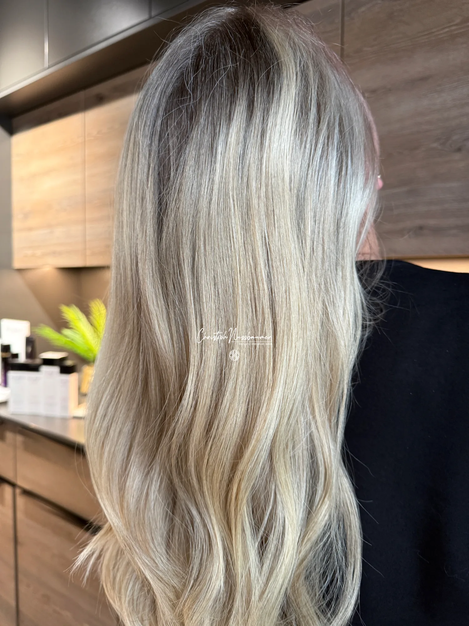 Frisches, gesundes Blond aus der Nähe