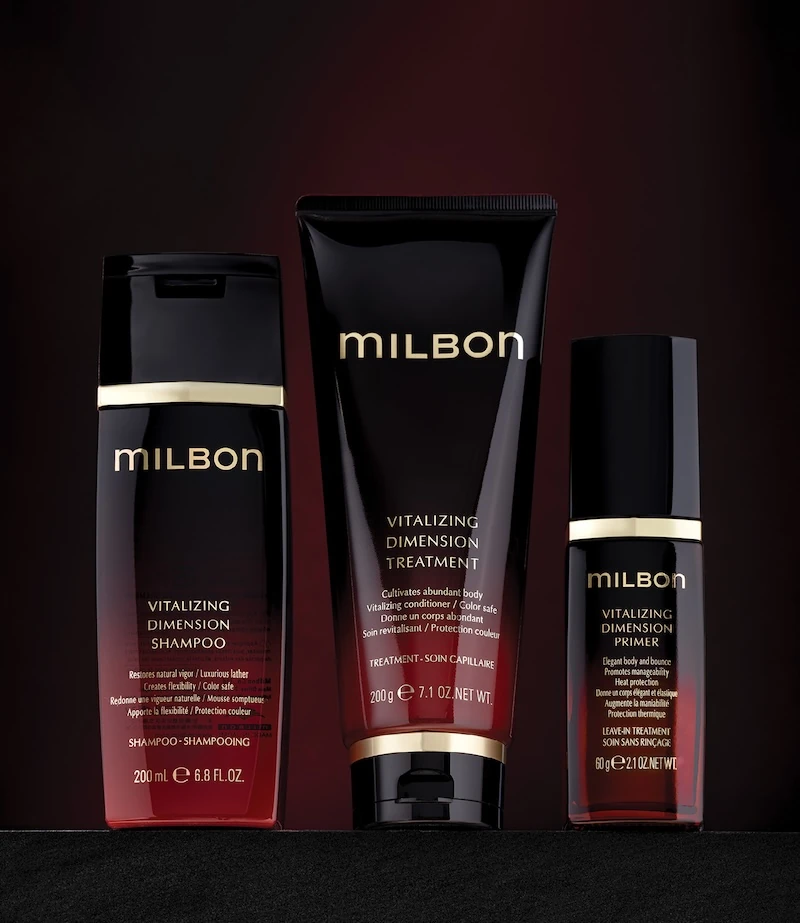 Milbon Gold Vitalizing Dimension – Shampoo, Treatment und Primer